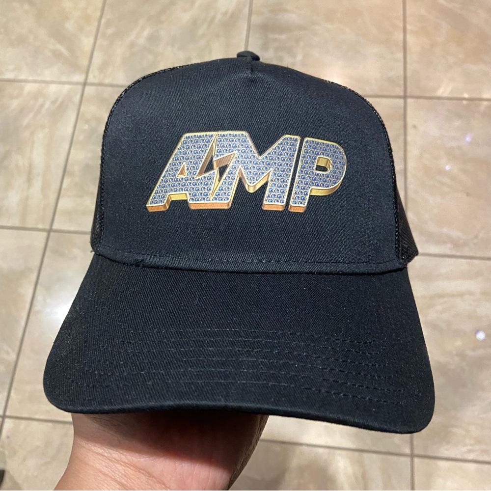 AMP Logo Cap Kai Cenat black